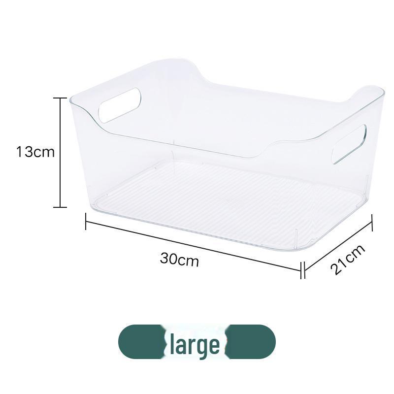 

Прозрачный пластиковый ящик для хранения ПЭТ для кухонных и настольных предметов Transparent