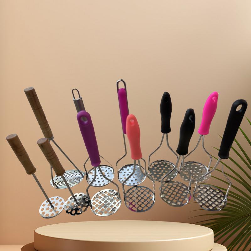 Stor Manuell Potetmoser og Riser - Kreativ Bake- og Kjøkkenredskap