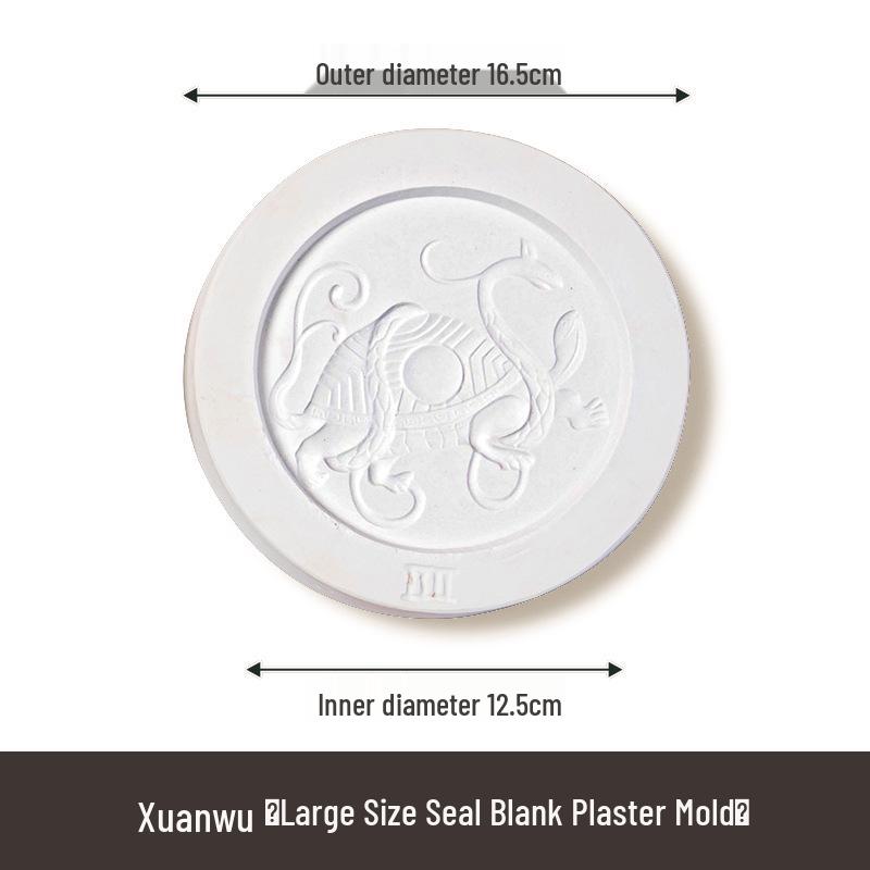Four Divine Beasts Pottery Molds: Traditional Cartoon Prototyping Clay Tools