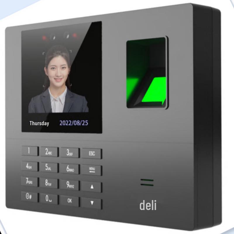 Deli Biometric Face & Fingerprint Time Clock