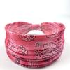 1 pieza de Diadema Ancha para Mujer - Color Sólido y Estampado Paisley Bohemio, Diadema Elástica de Spandex para Yoga, Running, Entrenamientos, Gimnasio, Salidas Casuales