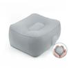 Plush Fabric Inflatable Booster Seat Press-to-Inflate Travel Press Leg Stool  Air Travel