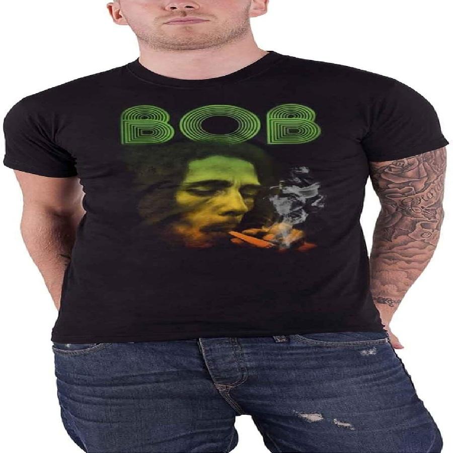 Bravado t-Shirt Metal Men s Bob Marley - Smoking Da ERB EU - BMATS02MB XXXXXL чёрный