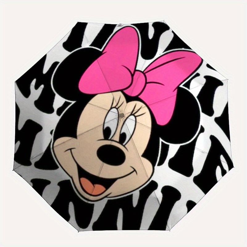 

1pc Minnie Mouse Automatic Umbrella with Auto Open/Close,Foldable Sunshade, Perfect Gift for Friends, Durable Plastic Handle yy250804002