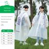 Children's Raincoat for Primary School Students, Boys and Girls, Special for School Use, Long Full-Body Rain Poncho with Backpack Space, Suitable for
