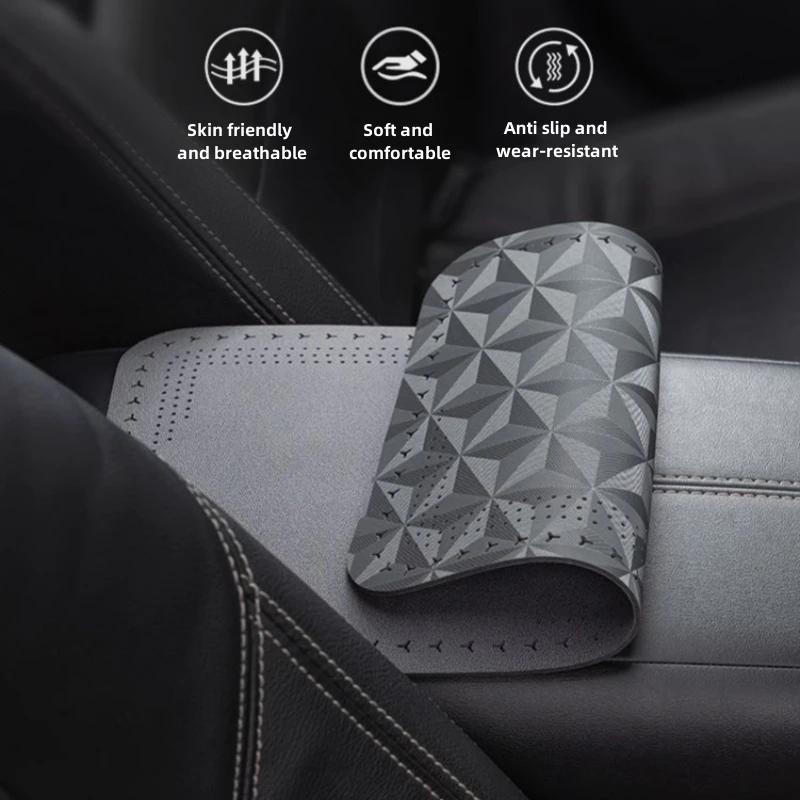 Adesivi per Auto Per Bracciolo Auto Alfa Romeo Tappetini Universali per Braccioli Auto Scatola Portaoggetti Tappetini Per Alfa Romeo 159 156 Stelvio 147