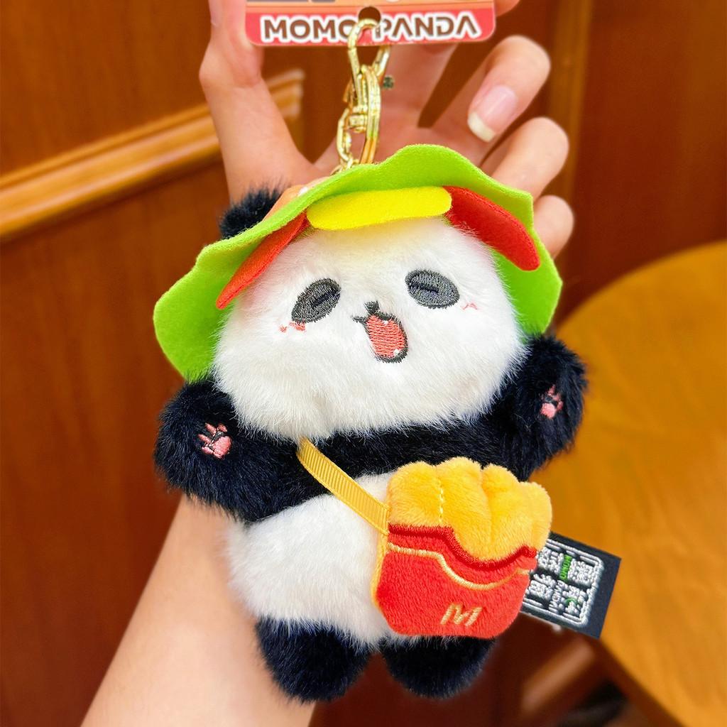 Panda And Raccoon Plush Keychains With Soft Velvet Material For Kids And Collectors