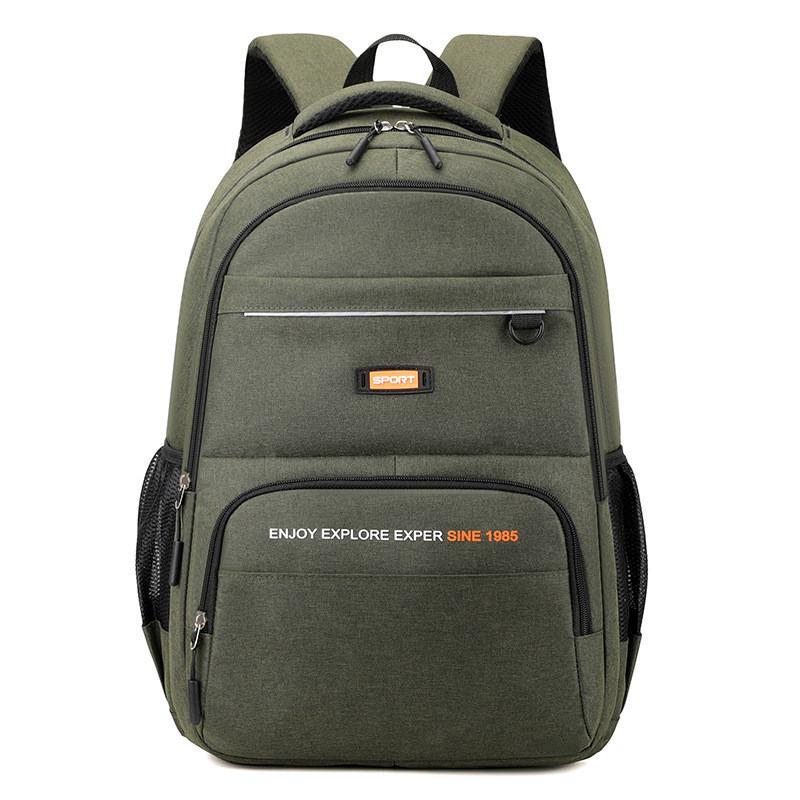 

Casual Letter Unisex Backpack With Breathable Design For Travel And School Use