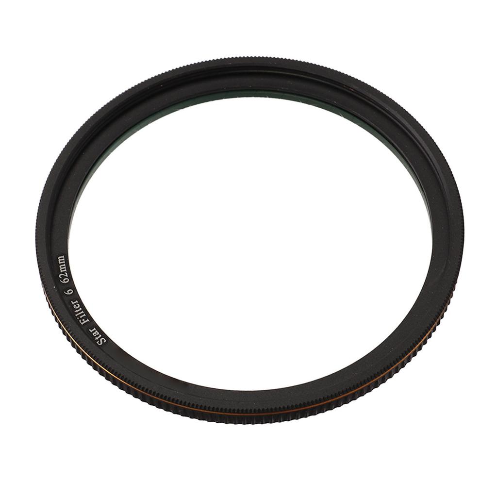 Star Filter 6 Line High Definition Coating Adjustable Cross Screen Starburst Effect Filter for Camera
