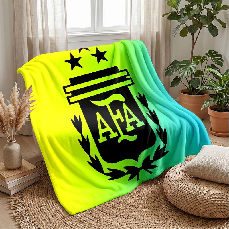 Argentina national football team Theme blanket Soft Flannel Fleece Blanket Warm Lightweight Throw Blanket for Home Sofa Bed