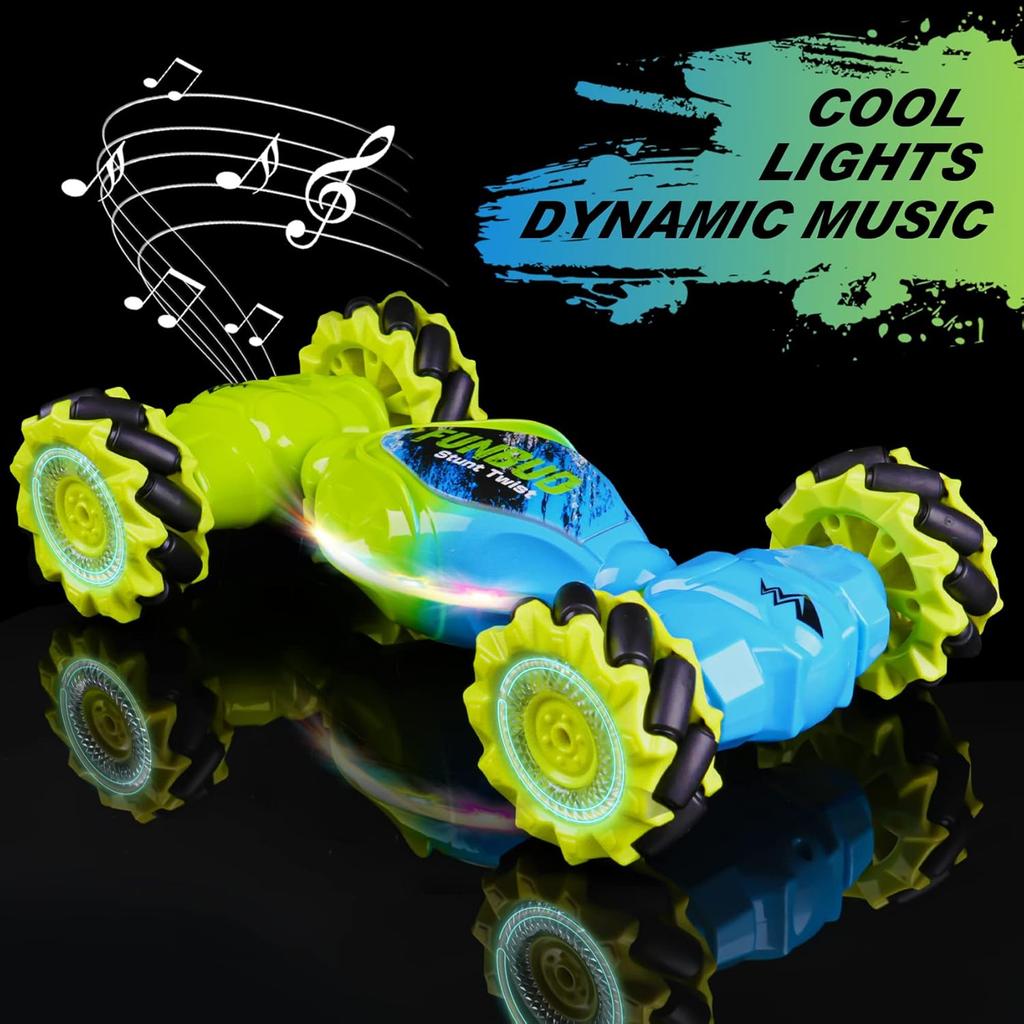 Gesture Sensing RC Stunt Car Toys - Best Christmas Birthday Gifts for 6 7 8 9 10 11 12 Year Old Boys, Remote Control 4WD Off Road Transform Vehicle,