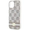 Dkny Dkhmp15Mhcptse Iphone 15 Plus /14 Plus 6.7 Beżowy/Beige Hardcase Iml Checkered Mono Pattern & Printed Stripes Magsafe
