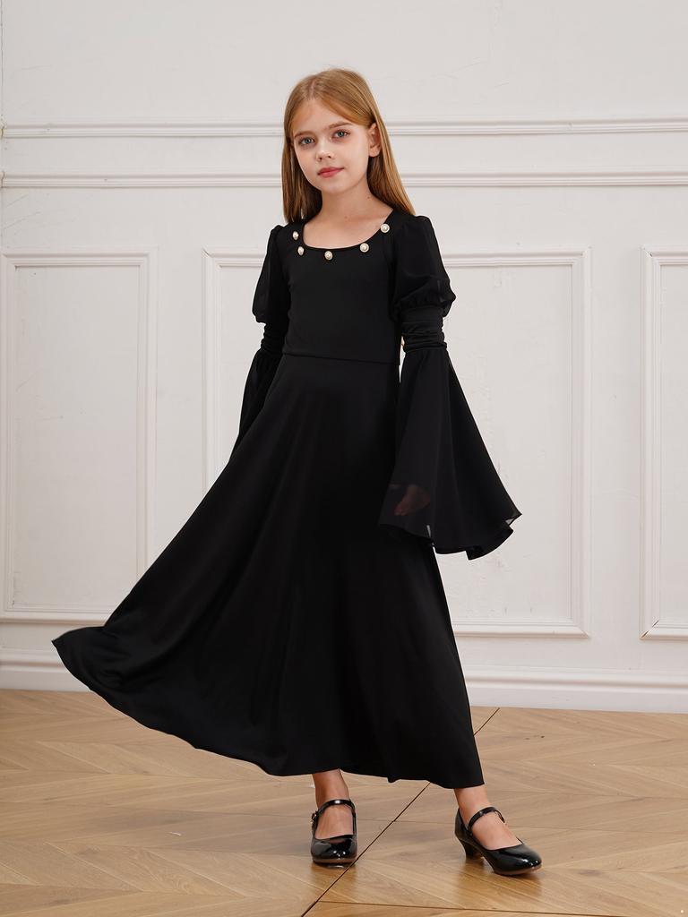 Kids Halloween Costume Fairy Costume Gothic Princess Long Dress Girls Renaissance Dress Medieval Costume Evening Gown Retro Fairy Dress Vintage