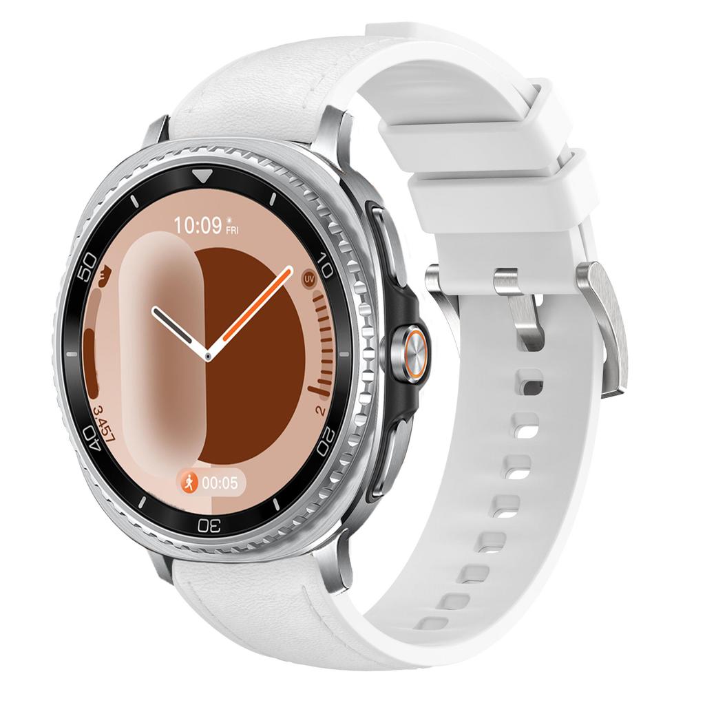 Leather Band For Samsung Galaxy Watch 8 44mm 40mm 8 classic 46mm silicone sport correa Bracelet Galaxy Watch 8 Strap accessories