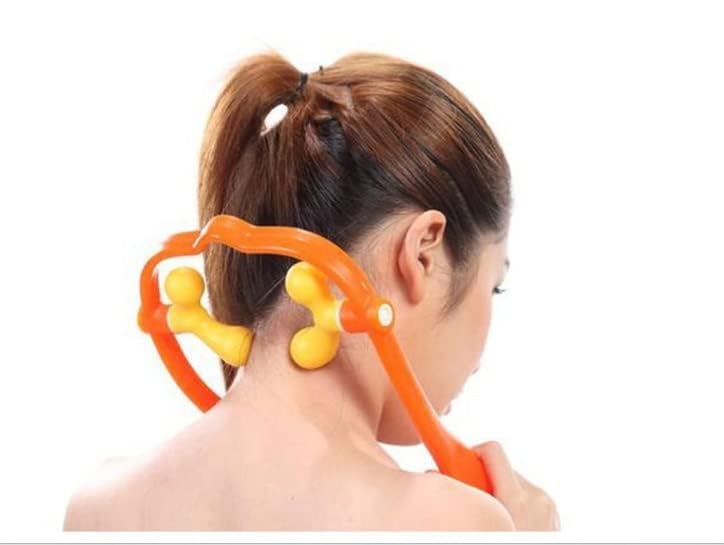 SHAOCN Neck Massager for Relieving Stiff Shoulders and Shoulder Neck Shiatsu Massage Neck Pain Relief Acupressure Cervical Double Germanium Neck,