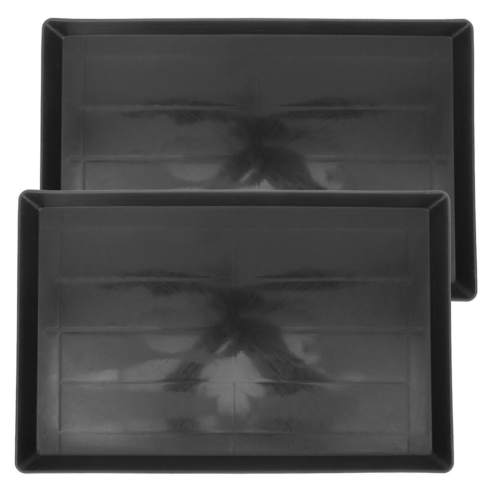 2 Pcs Pet Cage Tray Replacement Dog Crate Pan Litter Tray Bird Cage Bottom Bunny Pan Parrot Toilet Tray For Animals