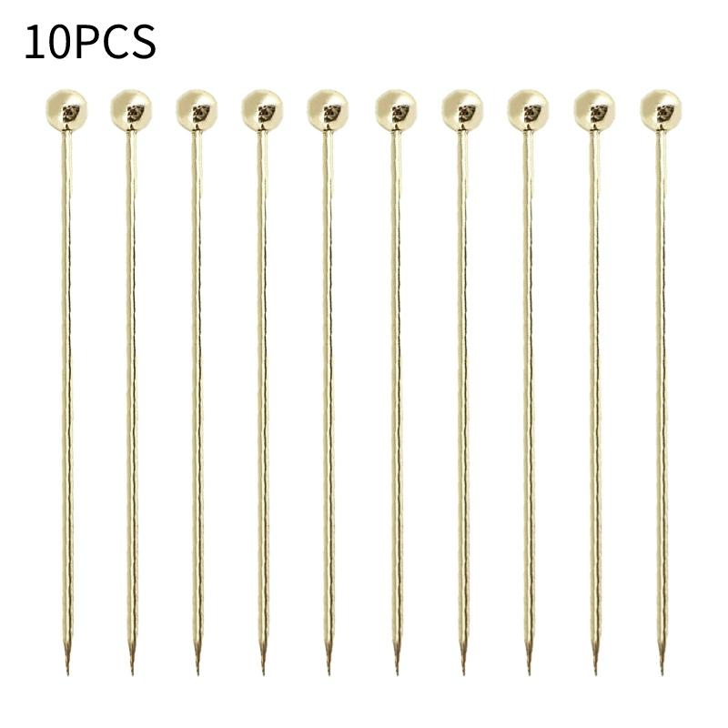 5-10Pcs Creative Stainless Steel Cocktail Picks Martini Picks Juice Decoration Picks Bar Bartending Tools Kitchen Accessories