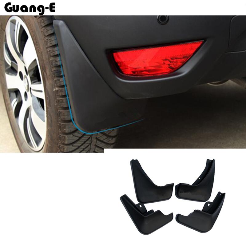 Car Cover Plastic Fender Soft Mudguard Protection Flaps Splash Mud Guard Frame 4PCs For Renault Captur 2015 2016 2017 2018