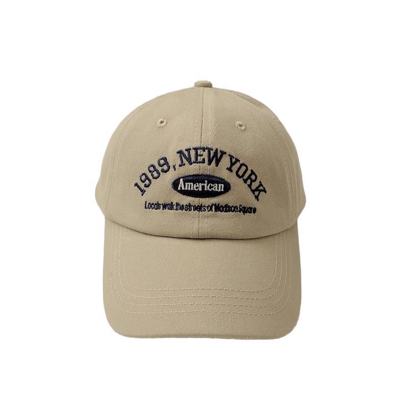Korean Retro Baseball Caps for Women Are Versatile In Autumn and Winter  and Street Letter Embroidered Baseball Caps for Couples In Summer
