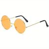 Retro Round Sunglasses Colorful Round Frame Glasses Color Sunglasses Lens
