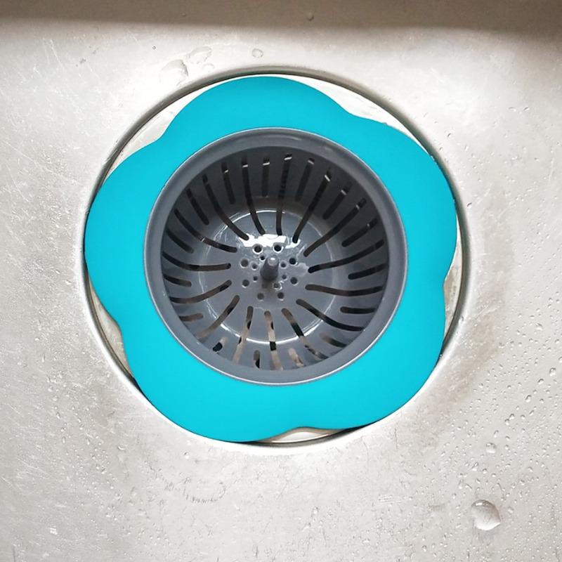 

Фильтр для кухонной раковины Слив в пол Раковина для унитаза Засоряющийся фильтр Слив в пол цветочного типа 11.5cm * 7.5cm * 3.9cm синий