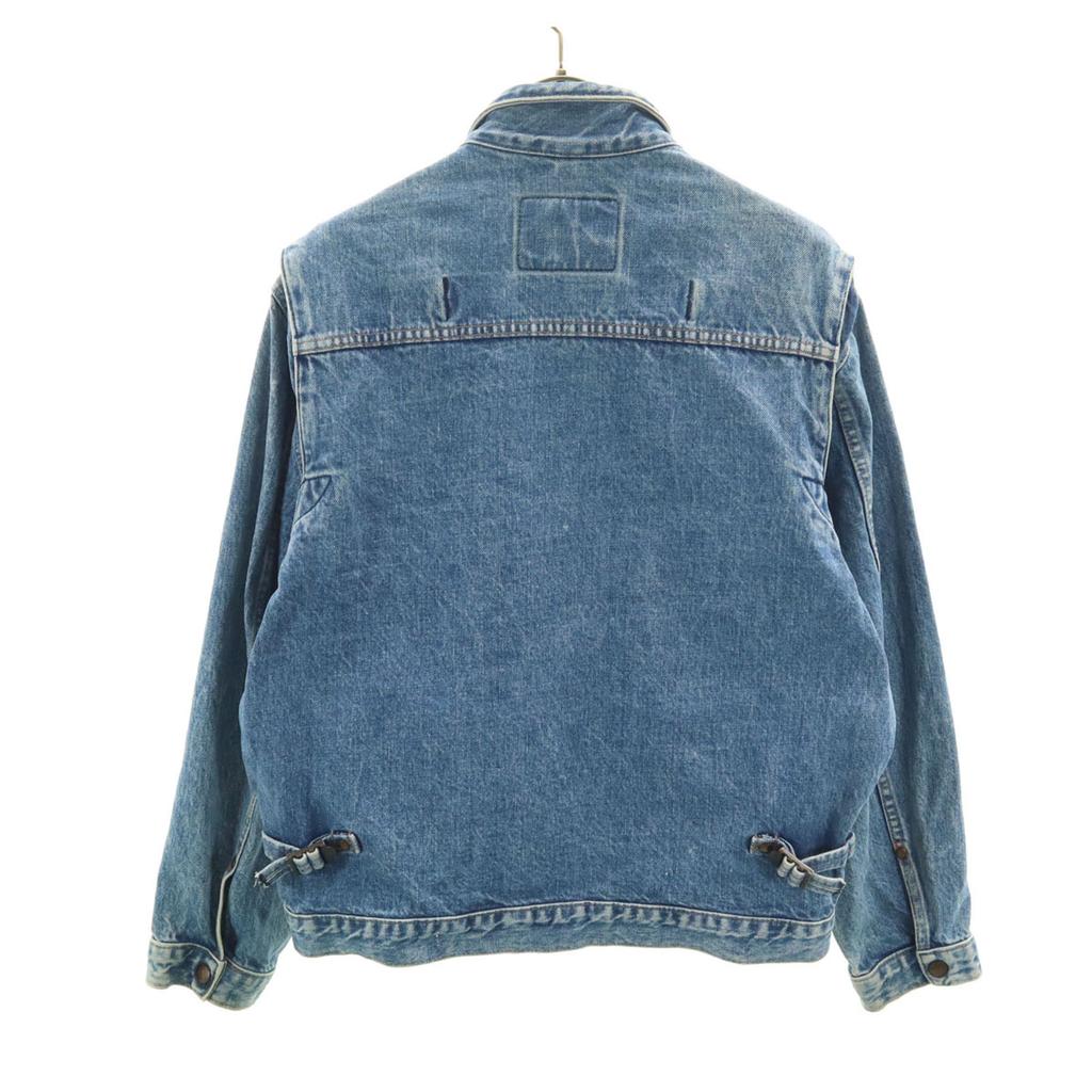 Wrangler Denim Jacket M Wash blue Denim jacket trucker Men's Used