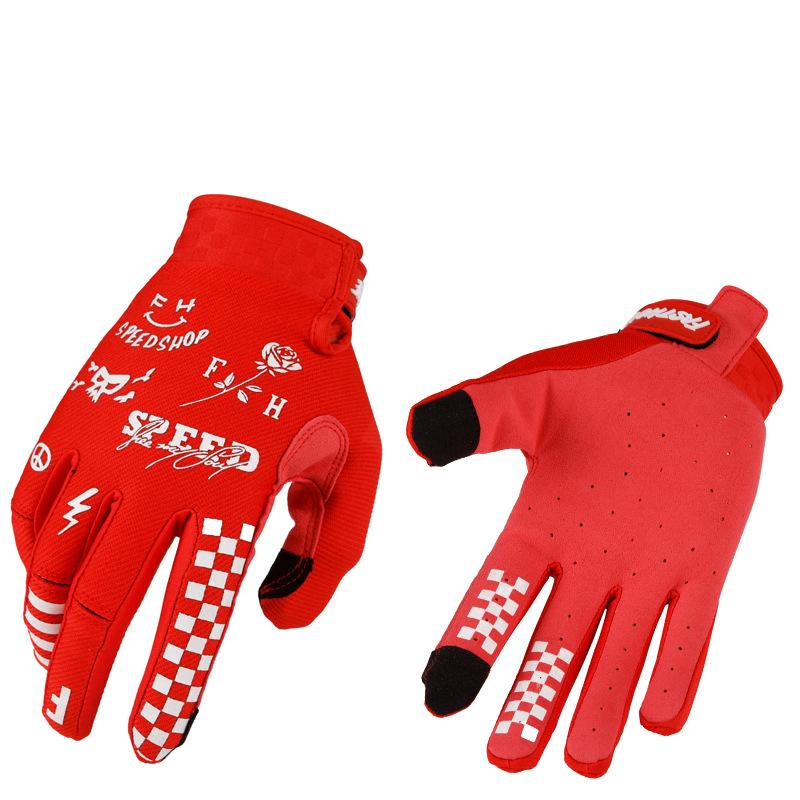24 touch screen long finger bicycle riding gloves men's and women's motorcycle racing outdoor sports gloves