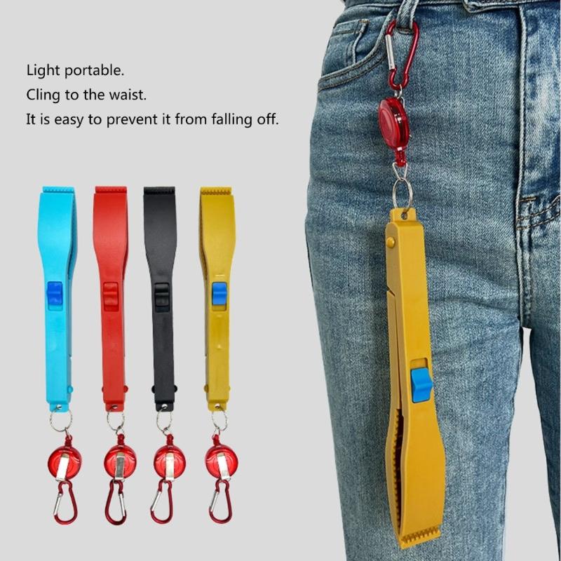 Fishing Deboning Tweezers Skid-proof Fishing Lip Gripper Fish Lip Clamp Fish Clamp Fishing Flat Tweezers Gripedge Tools