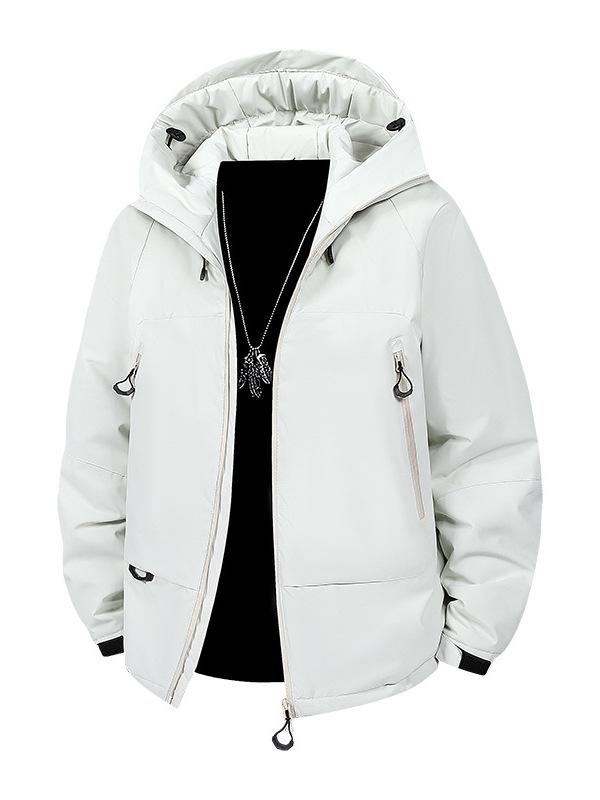 Wasserdichte Graphen-Kapuzen-Skijacke für Herren - Winterkollektion 2025