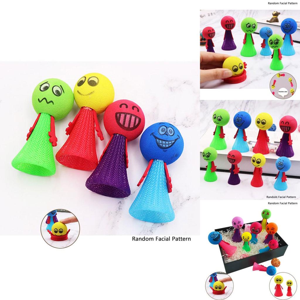 Frühlingshaft Spaß mit Eva Feder-Mann Spielzeug Set aus 4 Stück, 10 cm Größe, Tolles Geschenk für Freunde