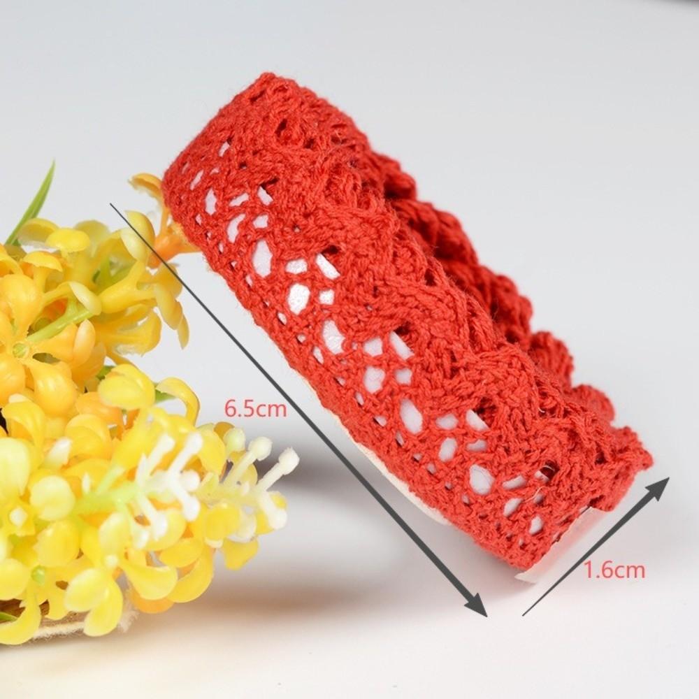Cotton Flower Lace Trim 2 Yards Length DIY Craft Lace New Lace Ribbon Tape Handicrafts Decoration