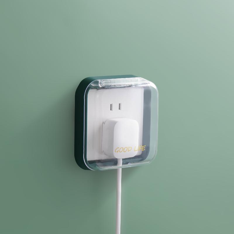 Universal Switch Cover with Lid Transparent Dust-proof Water-proof Kitchen Bathroom Safe Protect Your Family Self Adhesive Home
