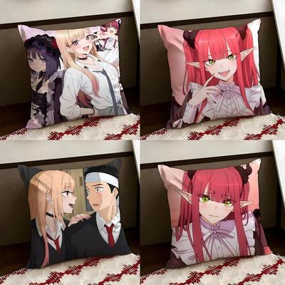 Anime DDressUp DDarling Cushion Cover Reversible Soft Durable Pillow Cover Home Car MultiScene Use for Daily Comfort
