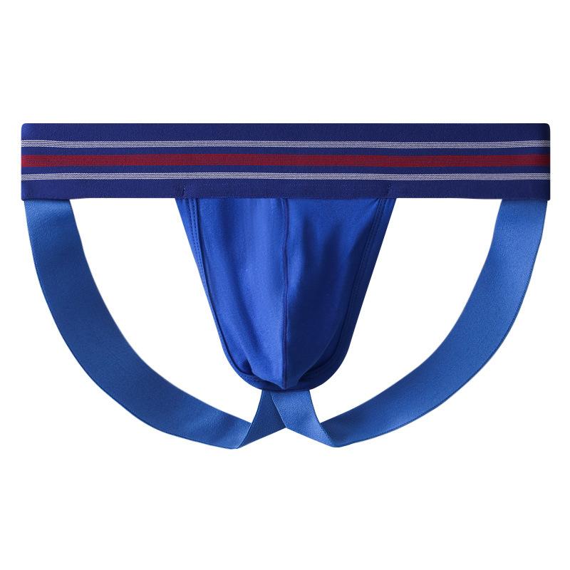 Men's Underwear Men's Pure Cotton Breathable Sexy Thong Men's Hollow Thong