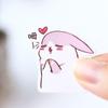 40Pcs/Pack Cute Bunny Fat Rabbit Decorative Stickers Mobile Phone Stickers DIY Diary Scrapbooking Al