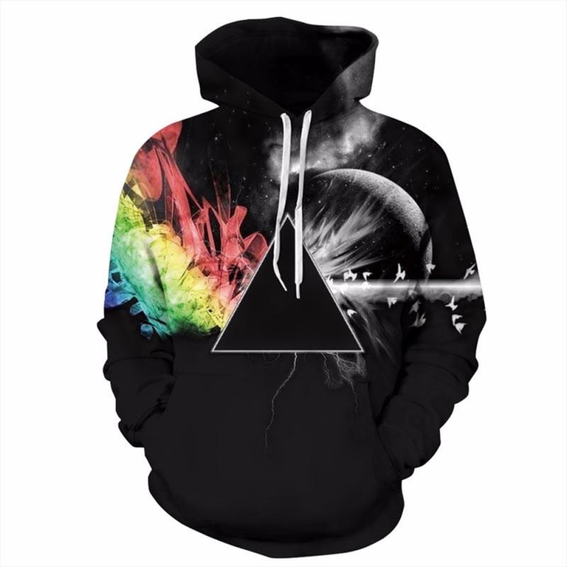 Unisex Men's/Women's 3D Printed Smoke Hooded Sweatshirt main image 1