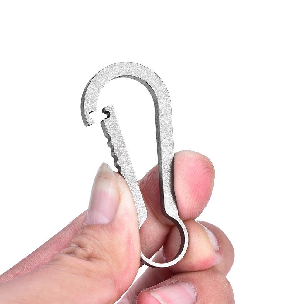 Multifunctional Carabiner Climbing Hiking Locking Buckle Key Ring Outdoor Sports Accessory