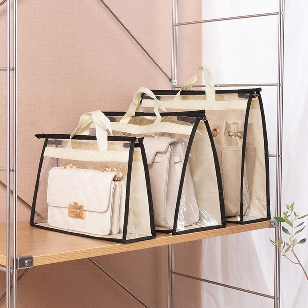 S/M/L/XL Atmungsaktive Handtaschen-Staubschutzhülle Aufbewahrungstasche Staubdicht Feuchtigkeitsbeständig Vliesstofftaschen Aufbewahrung & Organisation für Zuhause