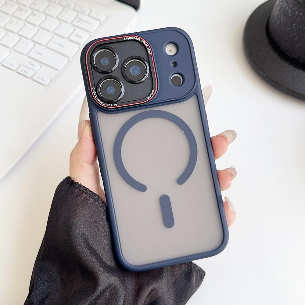 

Case For iPhone 17 Air Pro Max Magsafe Frosted Translucent Camera Lens Protector Hybrid Soft Cover Pc + tpu&iPhone Air