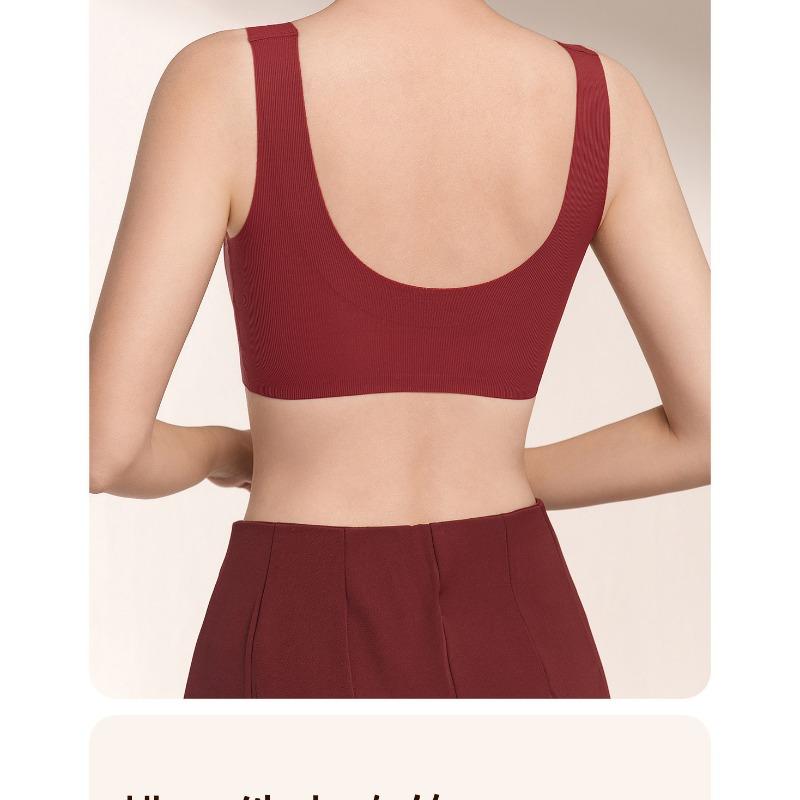 Women S Middle Age Seamless Push Up Bra For Small Chest Vest Style