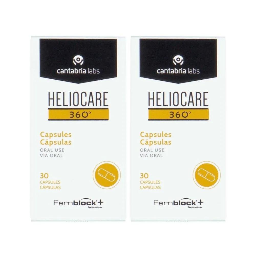 

HELIOCARE 360 Capsules (30 Tablets) Oral Sunscreen x 2