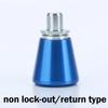 Factory Black/Silver/Red/Blue Colored Supply Aluminum Alloy Threaded-In Spring Loaded Plunger With Hold-Open Feature