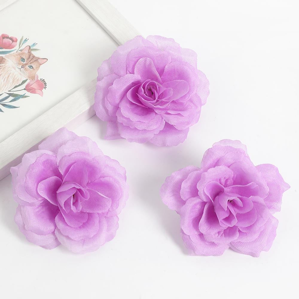 10/20Pcs Artificial Rose Flower Heads Valentine's Day Bouquet And Photo Props Baby Bride Gift Party Mother's Day Wall Decoration