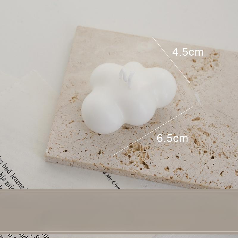 Gift for Wedding Guests Cloud Aromatherapy Candle Ins Room Creative Decoration Gift Cute DIY Handmade Candles Home Decoration