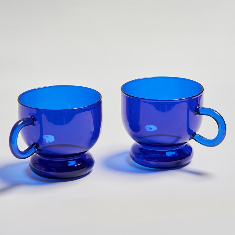 2PC Nordic glass coffee cup milk tea beer heat resistant cocktail wine mug Drinkware tumbler cups household Big mugs