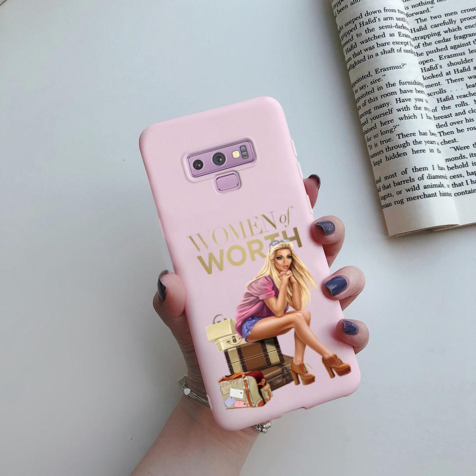 For Samsung Galaxy Note 9 Case Cover Cute Cat Cartoon silicon Back Cover TPU Funda For Samsung Galaxy Note 9 Note9 Phone Case