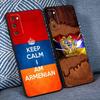 For Samsung Galaxy S20 FE 2022 S10e S22 Ultra 5G S21 Plus S8 S10 S9 S7 Armenia Armenians Flag Silicon Coque