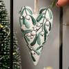 Beginner Embroidery Kit Heart Shaped Christmas Ornament Learn To Embroider Complete Art Craft Set For Travel Project Relaxation