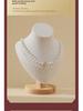 Fabric Multicolor Tapered Neck Jewelry Display Stand