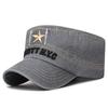 Classic Cotton Flat Brim Hat With Adjustable Fit For Men And Women